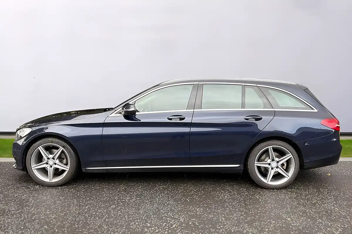Used 2018 Mercedes-Benz C Class Sport Blue - Interior and Exterior details 4
