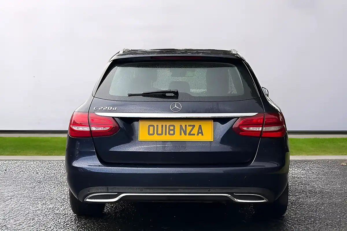 Used 2018 Mercedes-Benz C Class Sport Blue - Interior and Exterior details 6