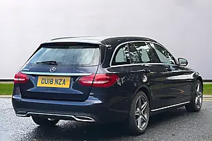 Used 2018 Mercedes-Benz C Class Sport Blue - Interior and Exterior details 7