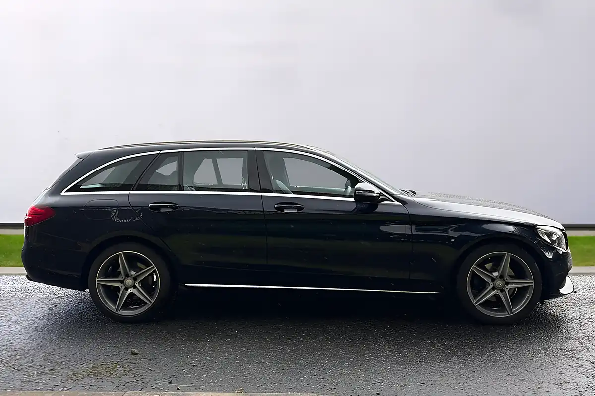 Used 2018 Mercedes-Benz C Class Sport Blue - Interior and Exterior details 8