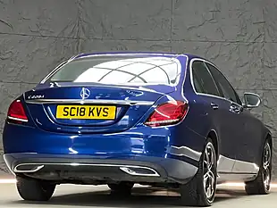 Used 2018 Mercedes-Benz C-Class Sport Brilliant Blue - Interior and Exterior details 12