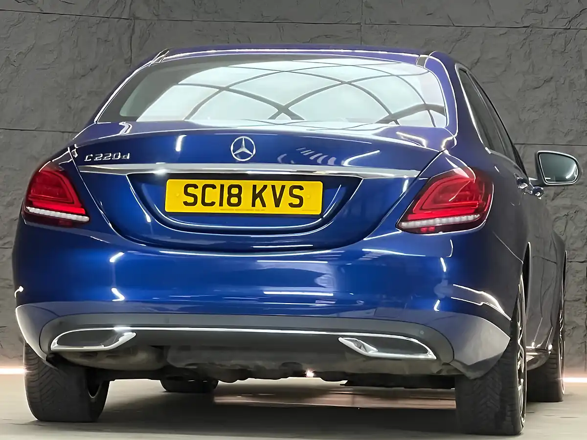 Used 2018 Mercedes-Benz C-Class Sport Brilliant Blue - Interior and Exterior details 13