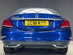 Used 2018 Mercedes-Benz C-Class Sport Brilliant Blue - Interior and Exterior details 14