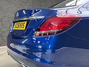 Used 2018 Mercedes-Benz C-Class Sport Brilliant Blue - Interior and Exterior details 16