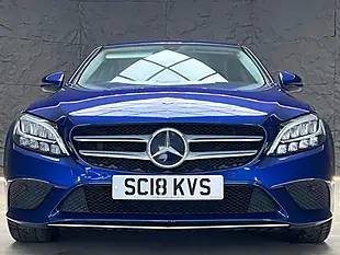 Used 2018 Mercedes-Benz C-Class Sport Brilliant Blue - Interior and Exterior details 3
