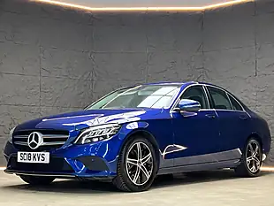 Used 2018 Mercedes-Benz C-Class Sport Brilliant Blue - Interior and Exterior details 5