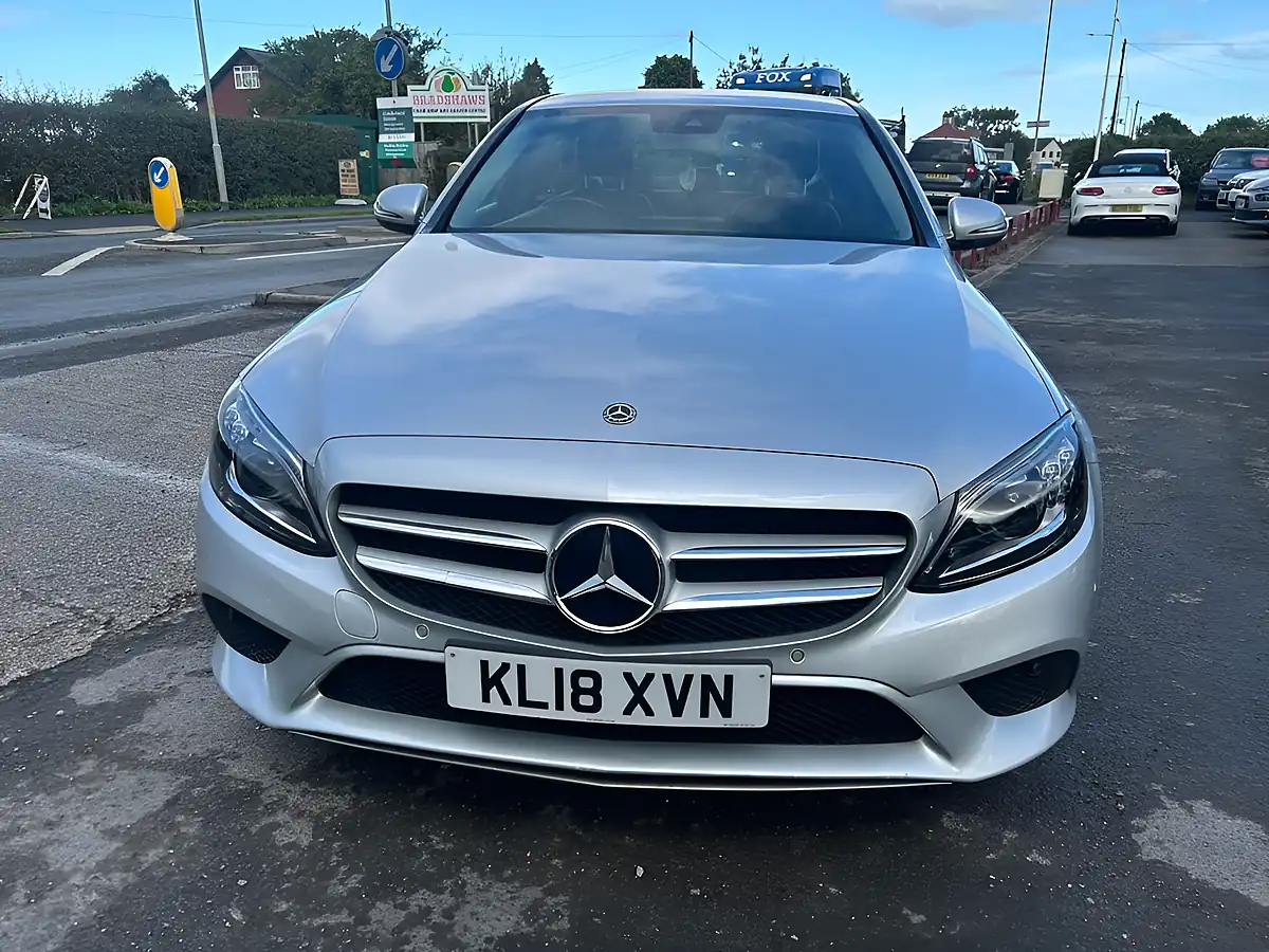 Used 2018 Mercedes-Benz C Class Sport (premium) Silver - Interior and Exterior details 9