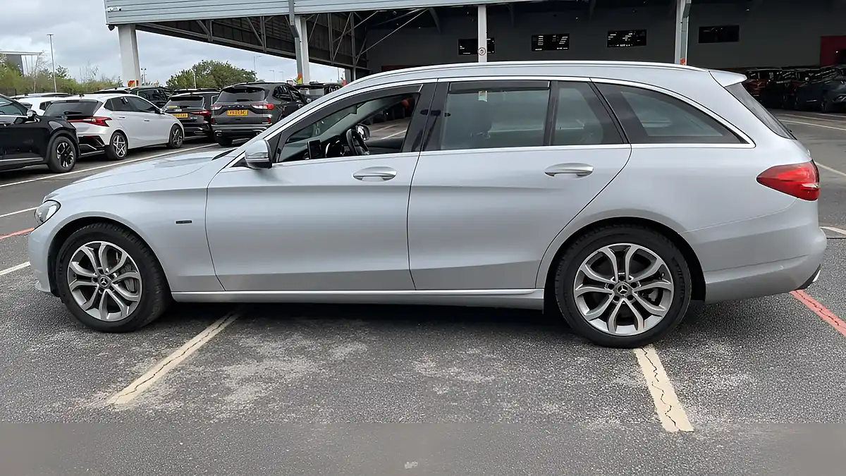 Used 2018 Mercedes-Benz C Class Sport Silver - Interior and Exterior details 5
