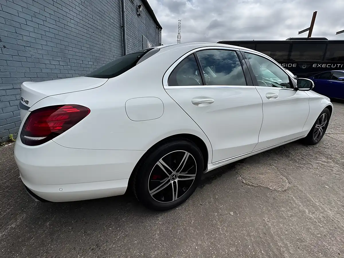 Used 2018 Mercedes-Benz C-Class Sport White - Interior and Exterior details 13