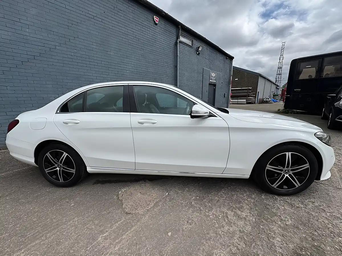 Used 2018 Mercedes-Benz C-Class Sport White - Interior and Exterior details 14
