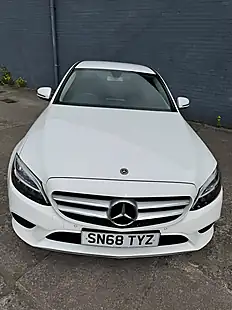 Used 2018 Mercedes-Benz C-Class Sport White - Interior and Exterior details 2