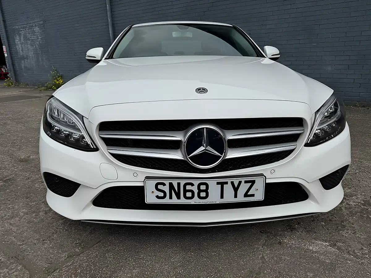 Used 2018 Mercedes-Benz C-Class Sport White - Interior and Exterior details 5