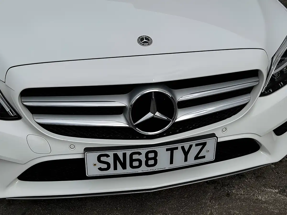 Used 2018 Mercedes-Benz C-Class Sport White - Interior and Exterior details 8