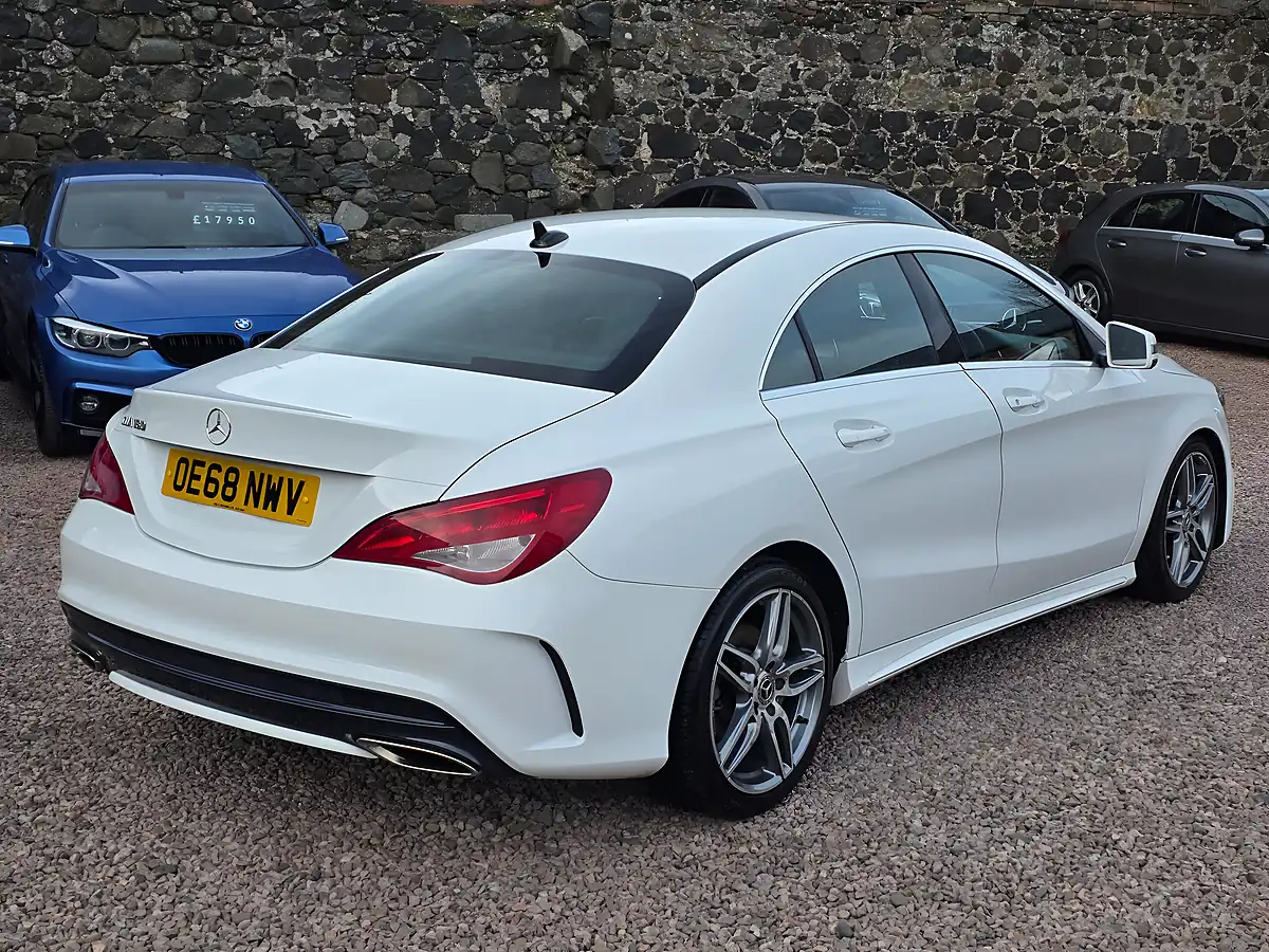 Used 2018 Mercedes-Benz Cla AMG Line Edition Arctic White - Interior and Exterior details 18