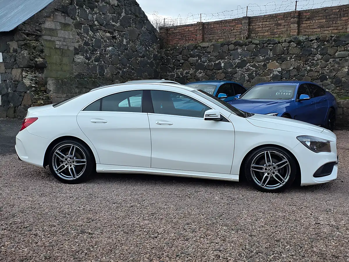 Used 2018 Mercedes-Benz Cla AMG Line Edition Arctic White - Interior and Exterior details 19