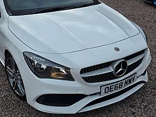 Used 2018 Mercedes-Benz Cla AMG Line Edition Arctic White - Interior and Exterior details 2