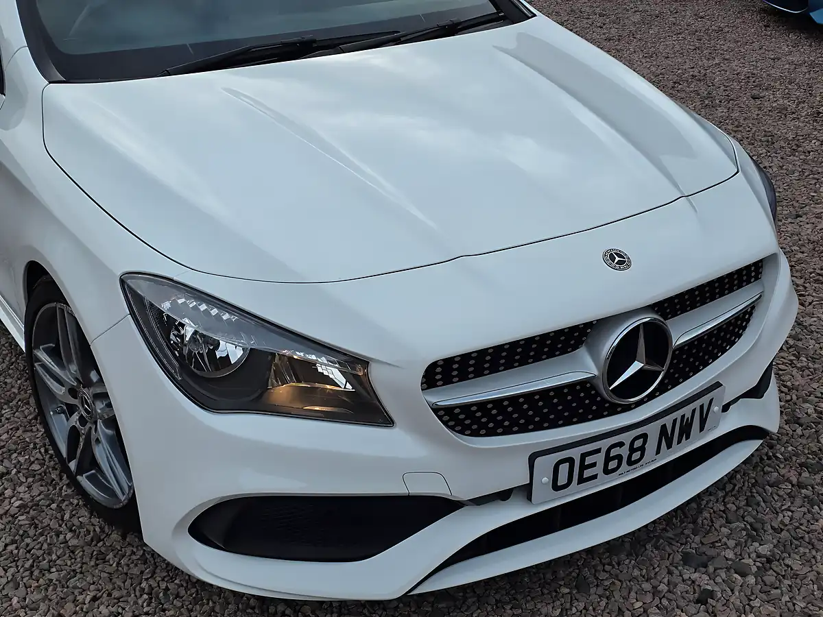 Used 2018 Mercedes-Benz Cla AMG Line Edition Arctic White - Interior and Exterior details 2