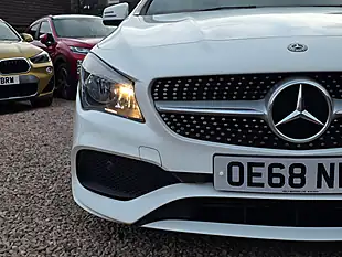 Used 2018 Mercedes-Benz Cla AMG Line Edition Arctic White - Interior and Exterior details 4