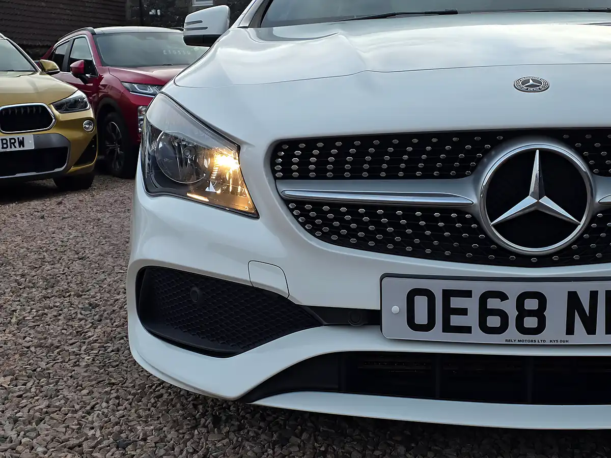 Used 2018 Mercedes-Benz Cla AMG Line Edition Arctic White - Interior and Exterior details 4