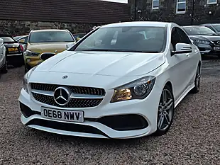 Used 2018 Mercedes-Benz Cla AMG Line Edition Arctic White - Interior and Exterior details 5