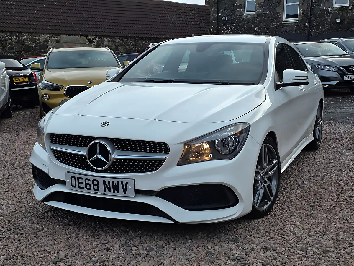 Used 2018 Mercedes-Benz Cla AMG Line Edition Arctic White - Interior and Exterior details 5