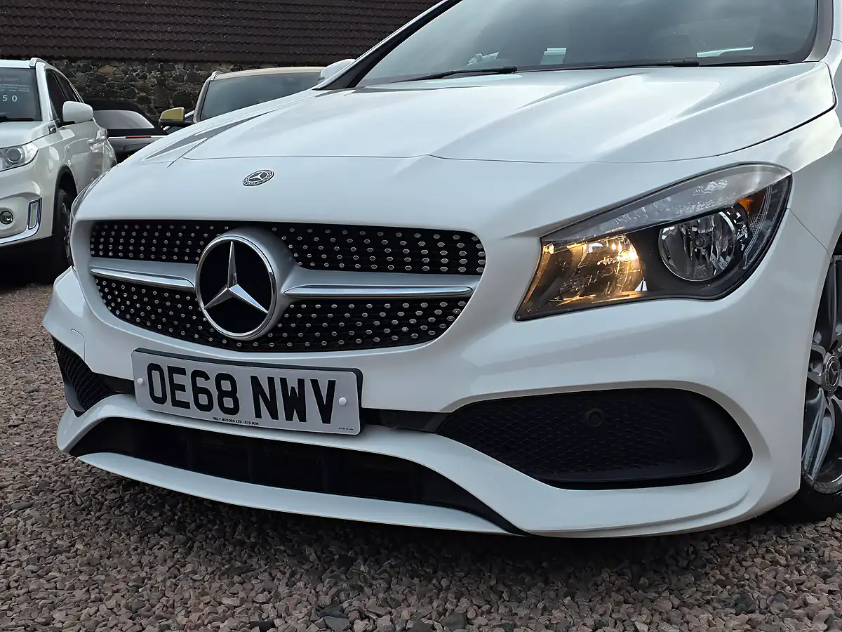 Used 2018 Mercedes-Benz Cla AMG Line Edition Arctic White - Interior and Exterior details 6