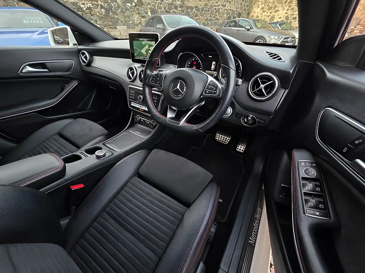 Used 2018 Mercedes-Benz Cla AMG Line Edition Arctic White - Interior and Exterior details 8
