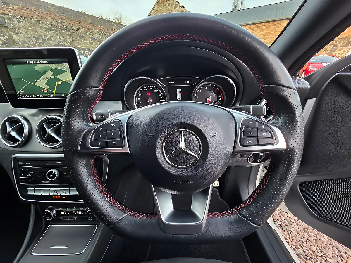 Used 2018 Mercedes-Benz Cla AMG Line Edition Arctic White - Interior and Exterior details 9