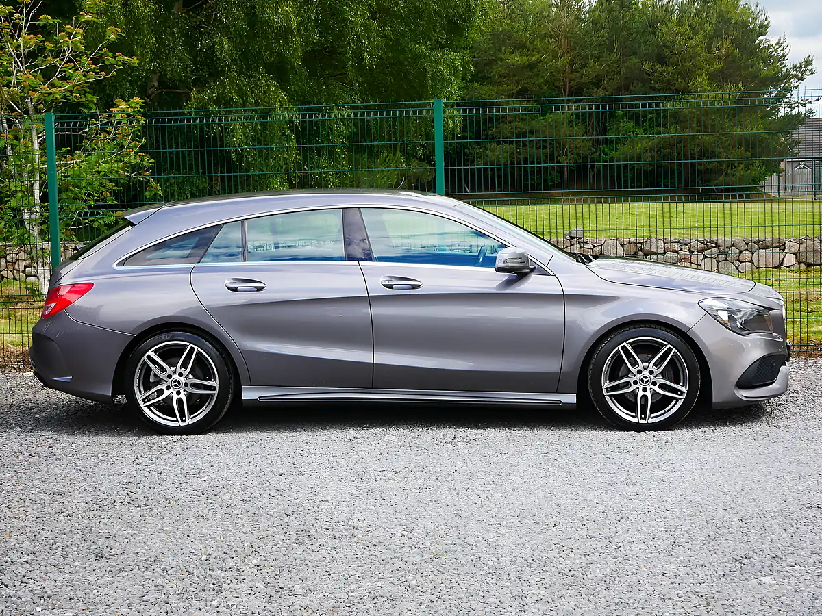 Used 2018 Mercedes-Benz Cla AMG Line Edition Shooting Brake Grey - Interior and Exterior details 5
