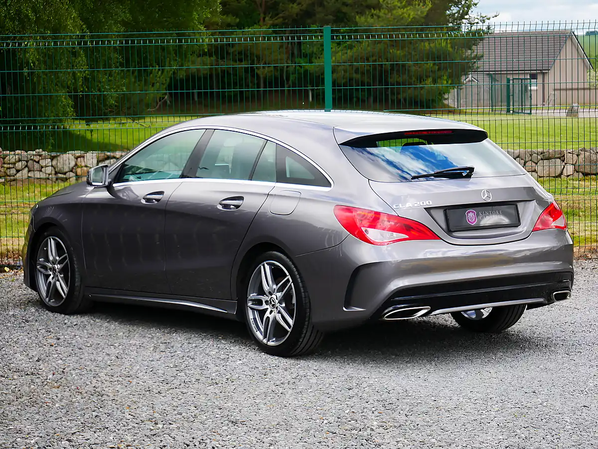 Used 2018 Mercedes-Benz Cla AMG Line Edition Shooting Brake Grey - Interior and Exterior details 7