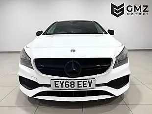 Used 2018 Mercedes-Benz Cla AMG Line Edition Shooting Brake White - Interior and Exterior details 2