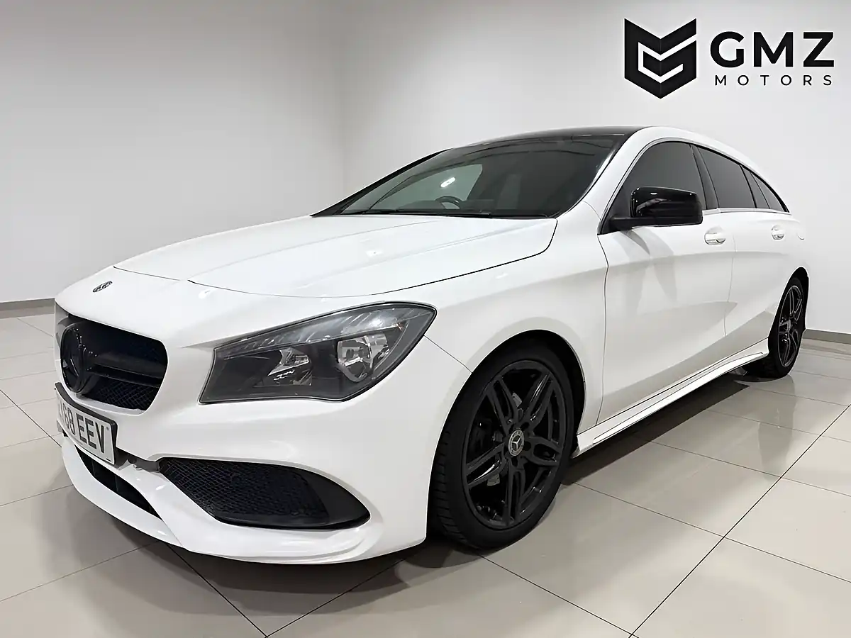 Used 2018 Mercedes-Benz Cla AMG Line Edition Shooting Brake White - Interior and Exterior details 3