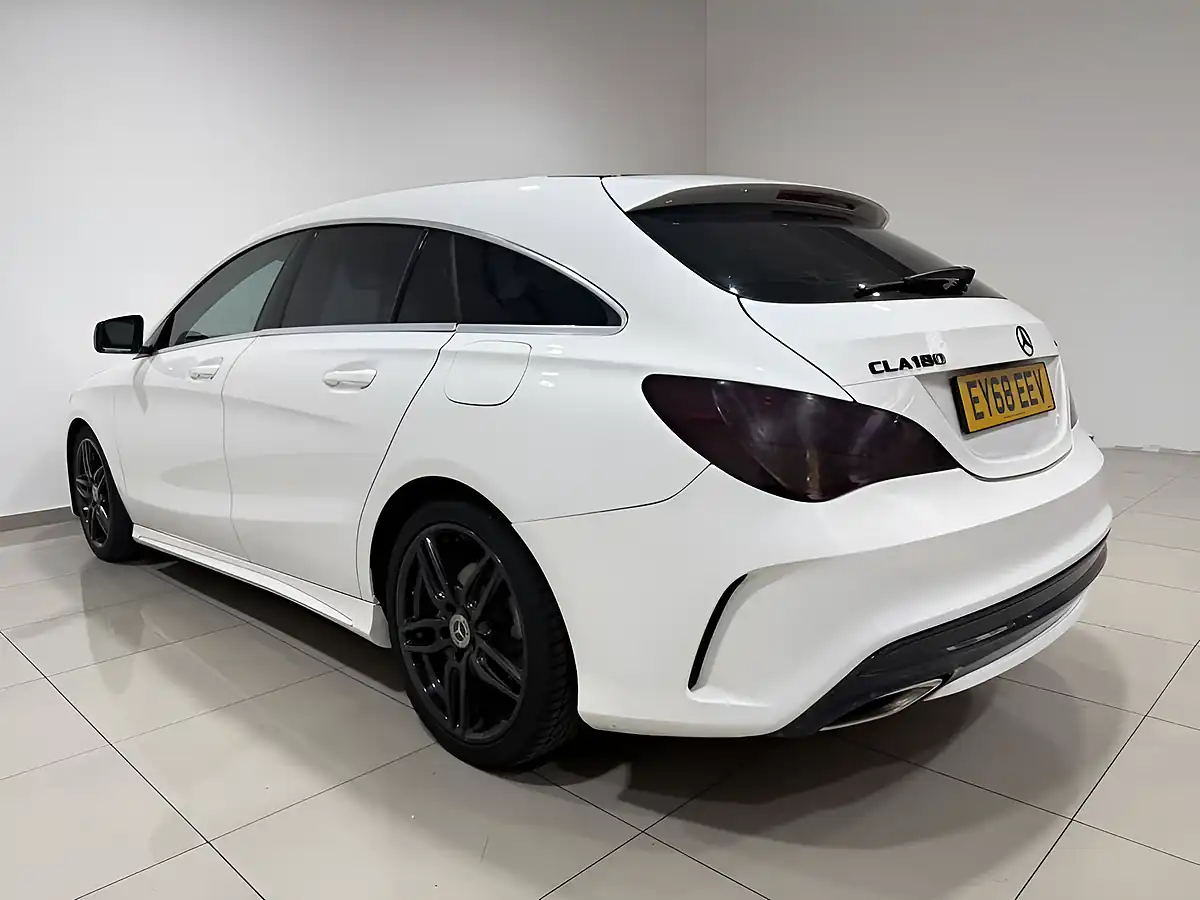 Used 2018 Mercedes-Benz Cla AMG Line Edition Shooting Brake White - Interior and Exterior details 6