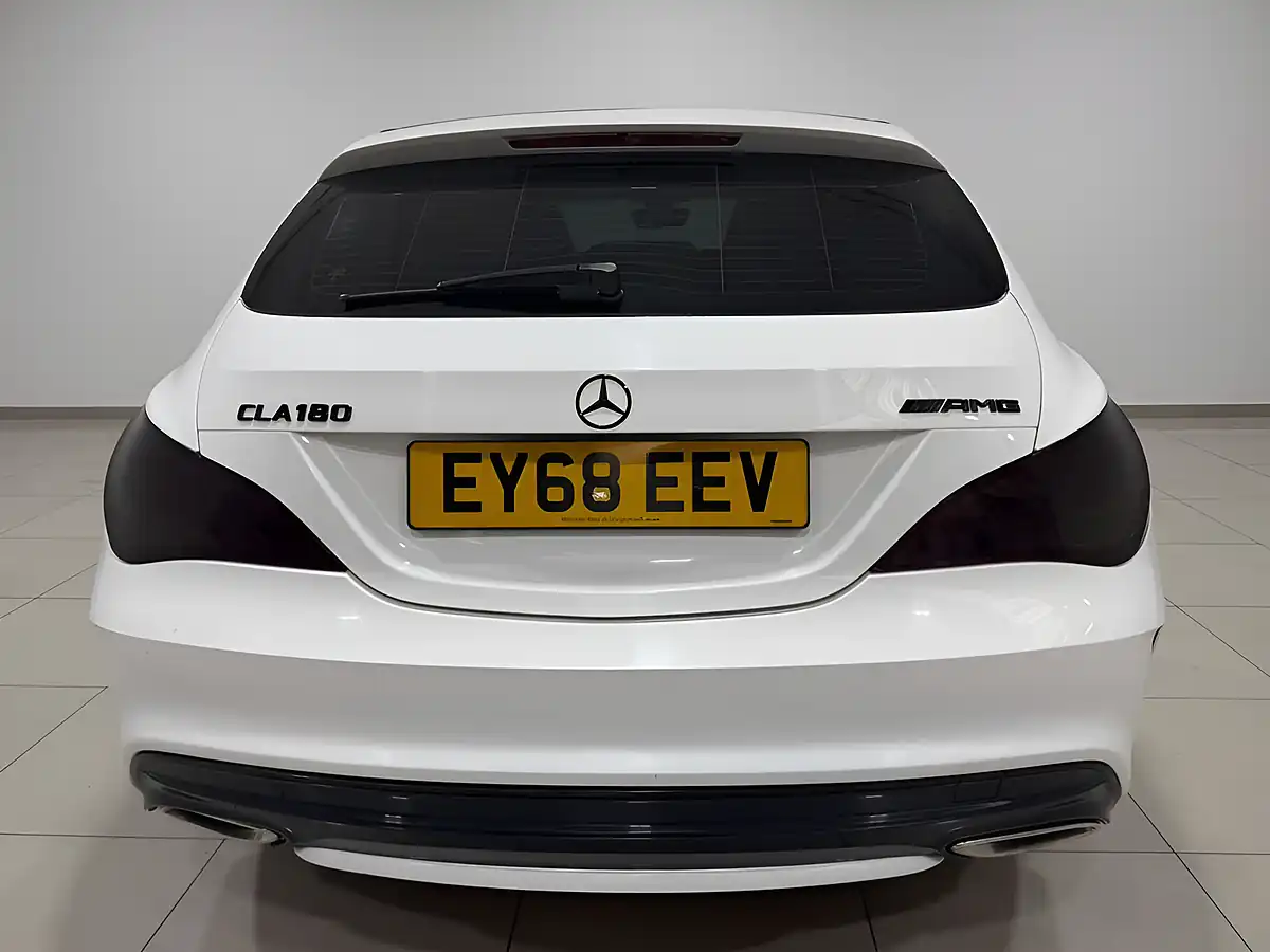 Used 2018 Mercedes-Benz Cla AMG Line Edition Shooting Brake White - Interior and Exterior details 7
