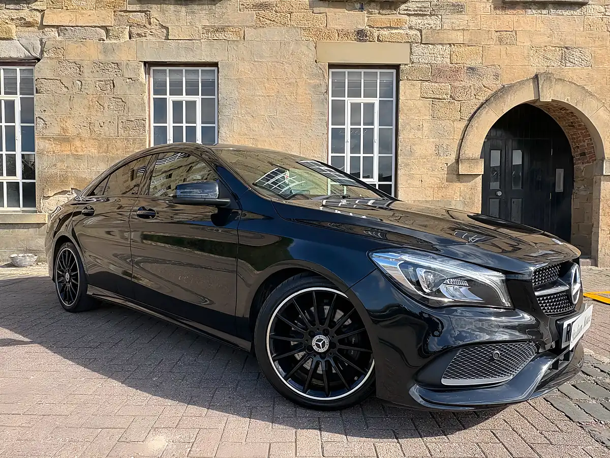 Used 2018 Mercedes-Benz Cla AMG Line Night Edition Black - Front View