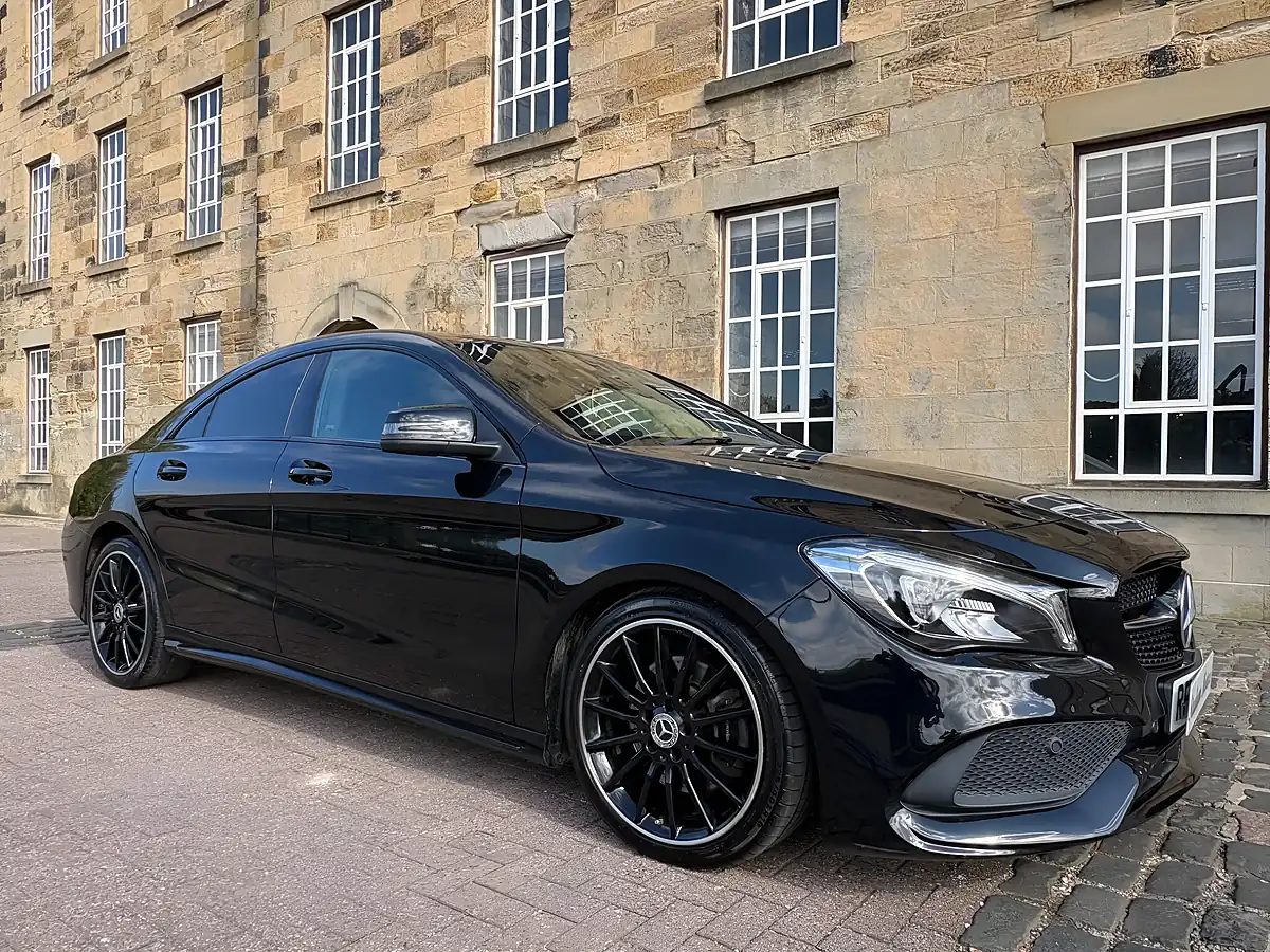 Used 2018 Mercedes-Benz Cla AMG Line Night Edition Black - Interior and Exterior details 11