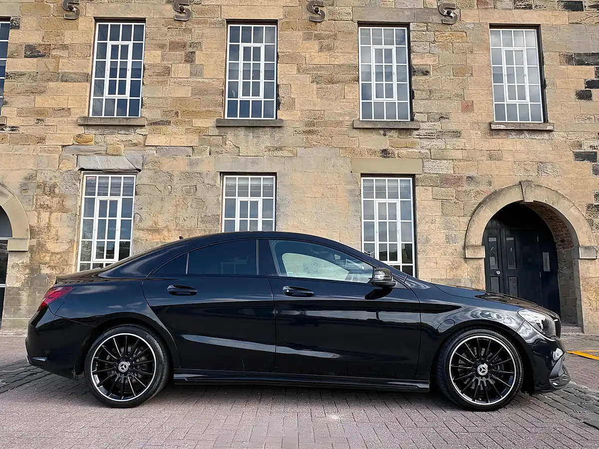 Used 2018 Mercedes-Benz Cla AMG Line Night Edition Black - Interior and Exterior details 14