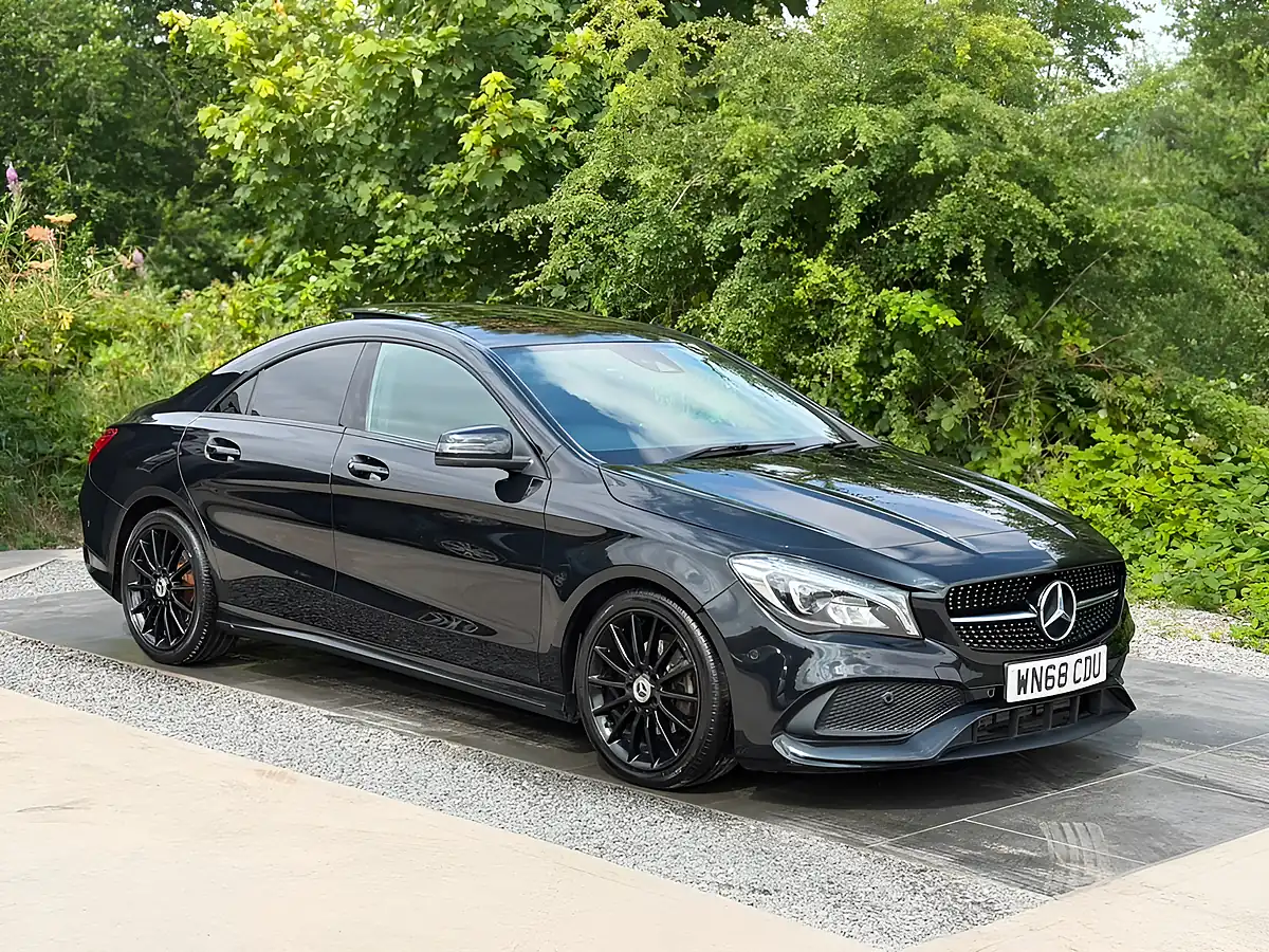 Used 2018 Mercedes-Benz Cla AMG Line Night Edition (plus) Black - Front View