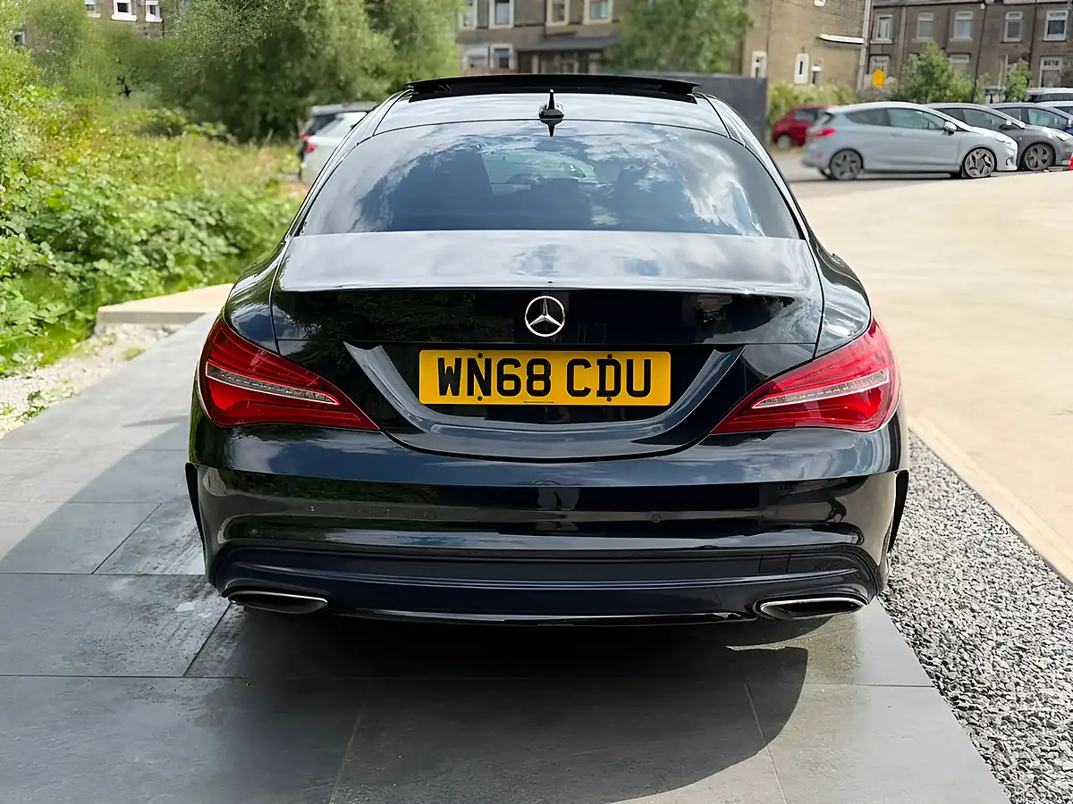 Used 2018 Mercedes-Benz Cla AMG Line Night Edition (plus) Black - Interior and Exterior details 3
