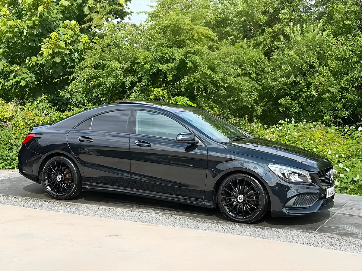 Used 2018 Mercedes-Benz Cla AMG Line Night Edition (plus) Black - Interior and Exterior details 4