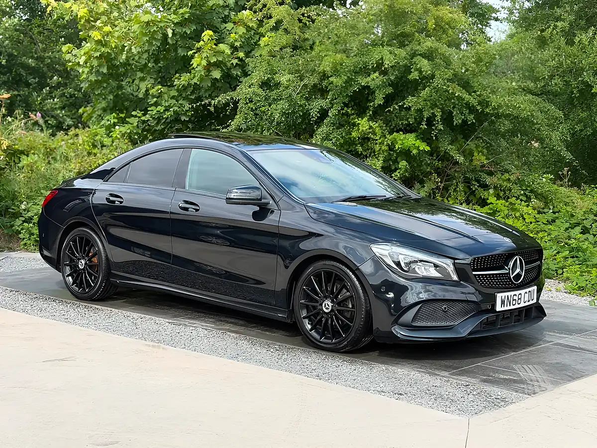 Used 2018 Mercedes-Benz Cla AMG Line Night Edition (plus) Black - Interior and Exterior details 5
