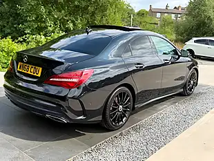 Used 2018 Mercedes-Benz Cla AMG Line Night Edition (plus) Black - Interior and Exterior details 8
