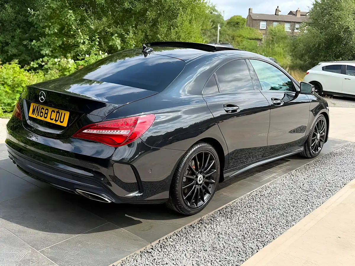 Used 2018 Mercedes-Benz Cla AMG Line Night Edition (plus) Black - Interior and Exterior details 8