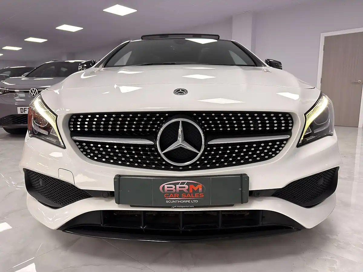 Used 2018 Mercedes-Benz Cla AMG Line Night Edition Plus Polar White - Interior and Exterior details 2
