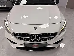 Used 2018 Mercedes-Benz Cla AMG Line Night Edition Plus Polar White - Interior and Exterior details 3