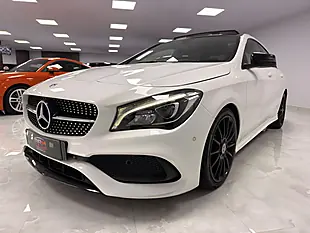 Used 2018 Mercedes-Benz Cla AMG Line Night Edition Plus Polar White - Interior and Exterior details 4