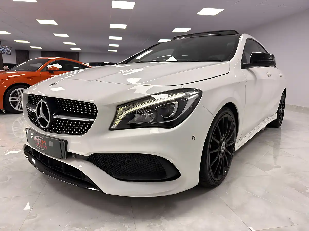 Used 2018 Mercedes-Benz Cla AMG Line Night Edition Plus Polar White - Interior and Exterior details 4
