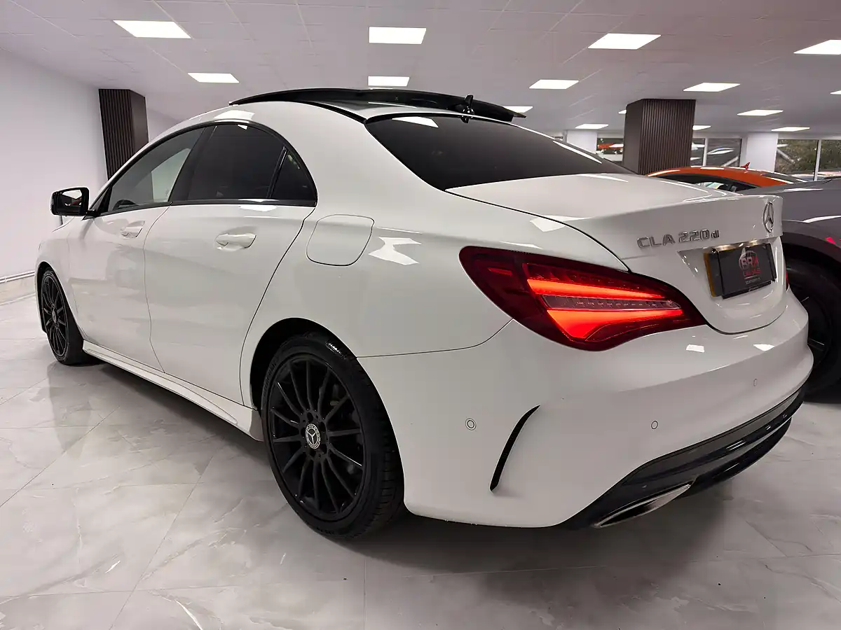 Used 2018 Mercedes-Benz Cla AMG Line Night Edition Plus Polar White - Interior and Exterior details 5