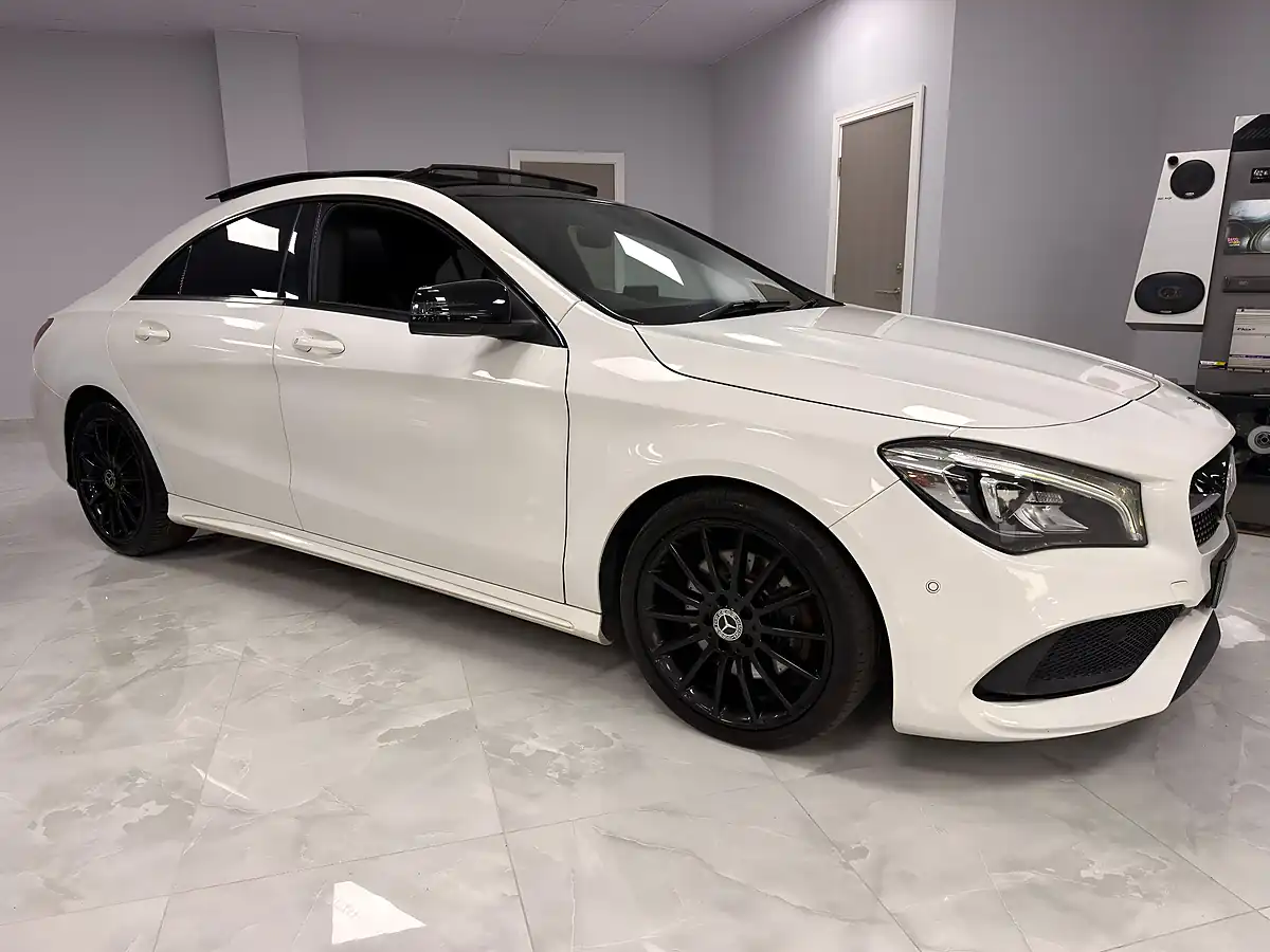 Used 2018 Mercedes-Benz Cla AMG Line Night Edition Plus Polar White - Interior and Exterior details 6