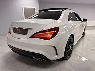 Used 2018 Mercedes-Benz Cla AMG Line Night Edition Plus Polar White - Interior and Exterior details 8